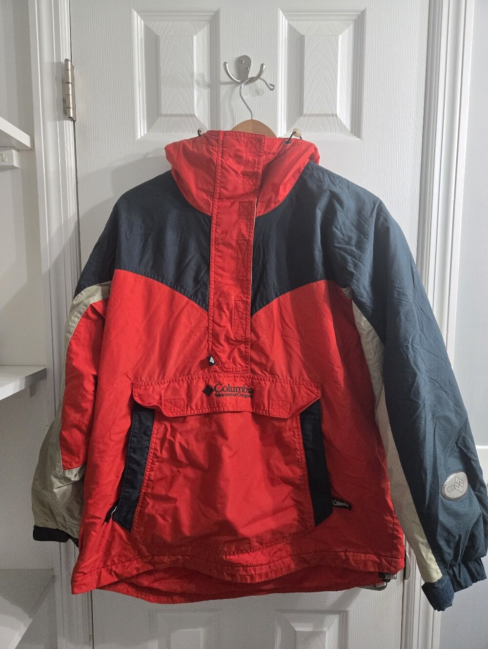 Vintage Columbia Women's Puffer Coat Jacket 1/4 Zip Very Warm Sz Medium M